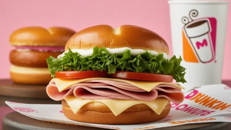 Dunkin Donuts Sandwich Menu